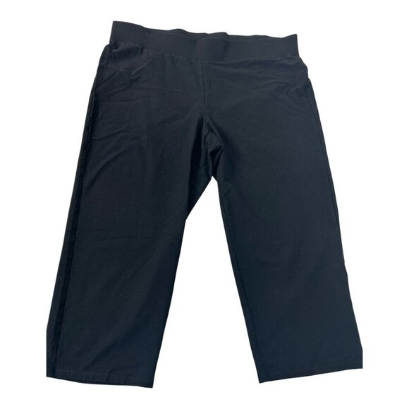 Eileen Fisher Pants - Eileen Fisher Stretch Crepe Straight Pant Women Size Large Black | Quiet Luxury